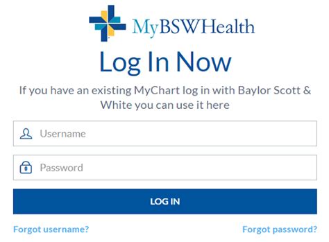 baylor mychart|baylor scott and white mychart login.